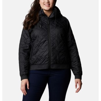 Columbia Ženske Jakne - Sweet View Insulated Bomber Plus Size Crne | AEXJ-60792